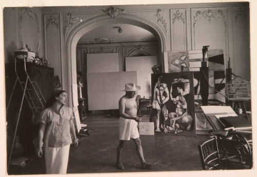 Picasso's Restlessness as he Prepares to Start Painting