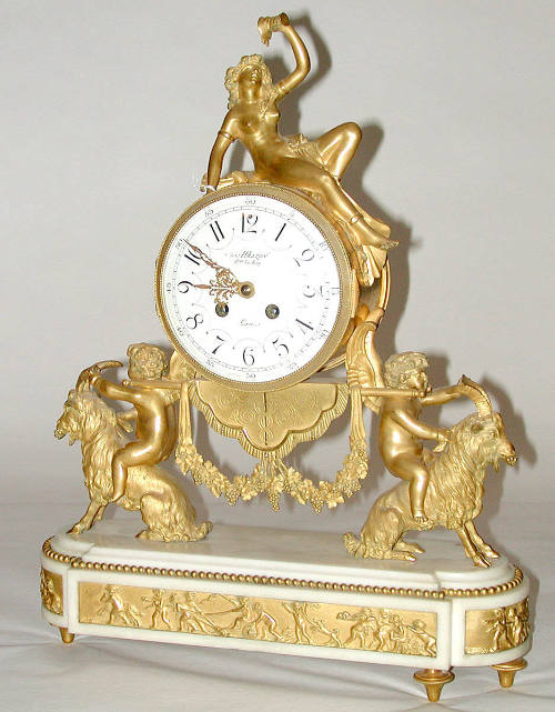 "Bacchante" Clock