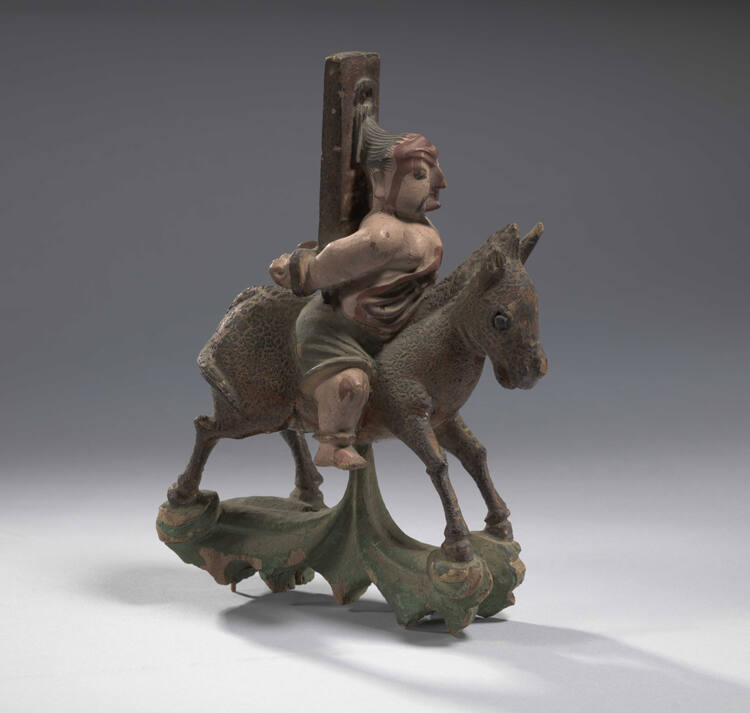 Sinner in Hell on Donkey