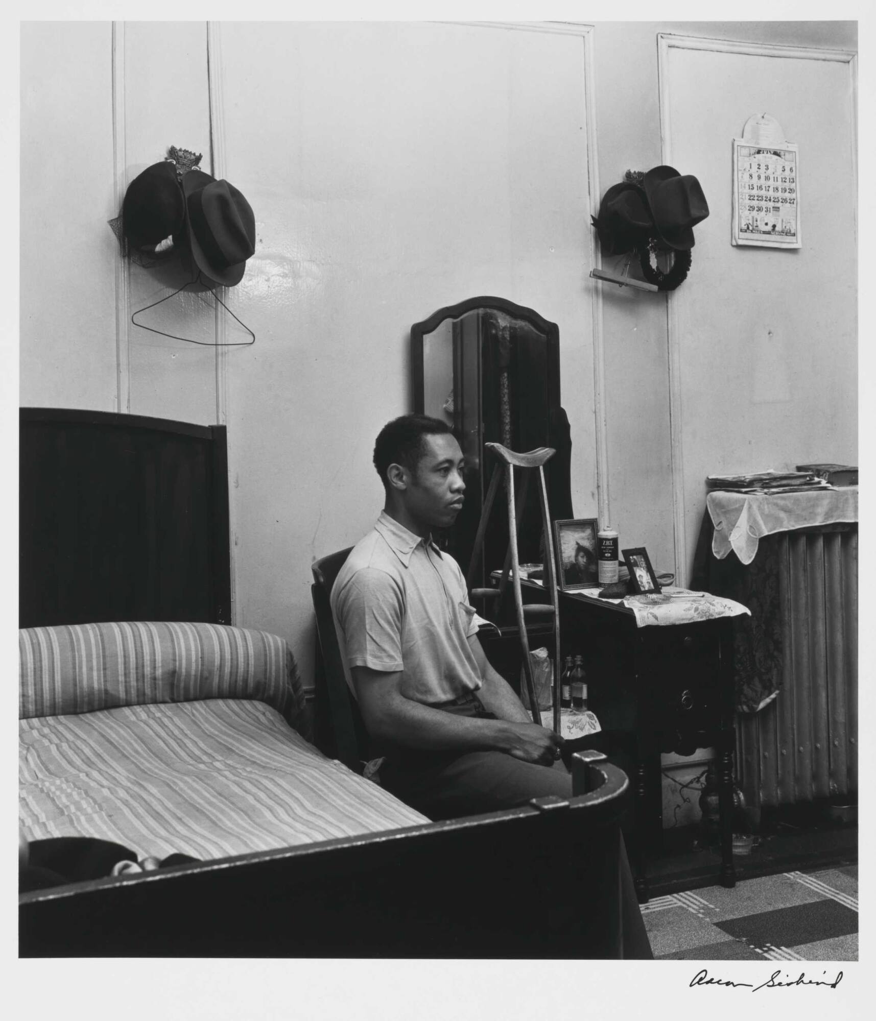 Man by Bed, Harlem
