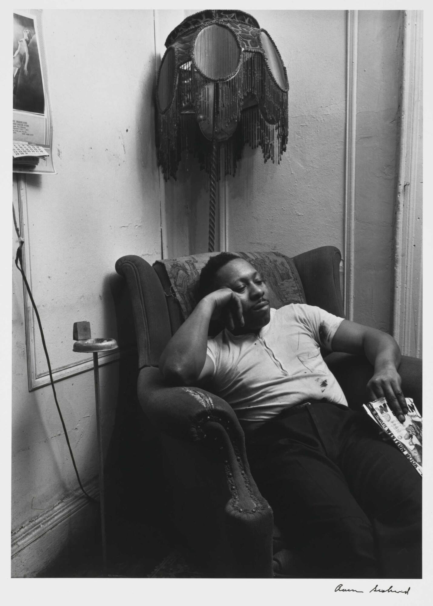 Man with Lamp, Harlem