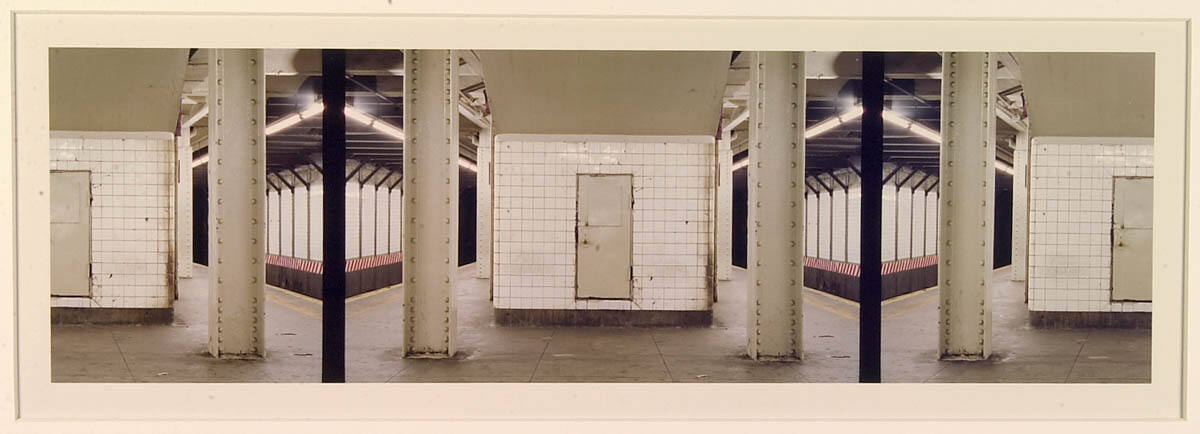 Subway Platform (6th Avenue, 14th Street Canarsie Line "L", New York City)