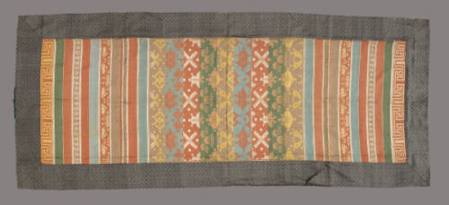 Fragment of a bedspread or chair cover