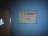 Verso: Label of J. K. Thannhauser, New York, no. 2586