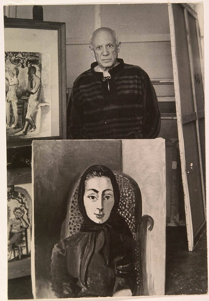 Jacqueline in Black Scarf, 1954