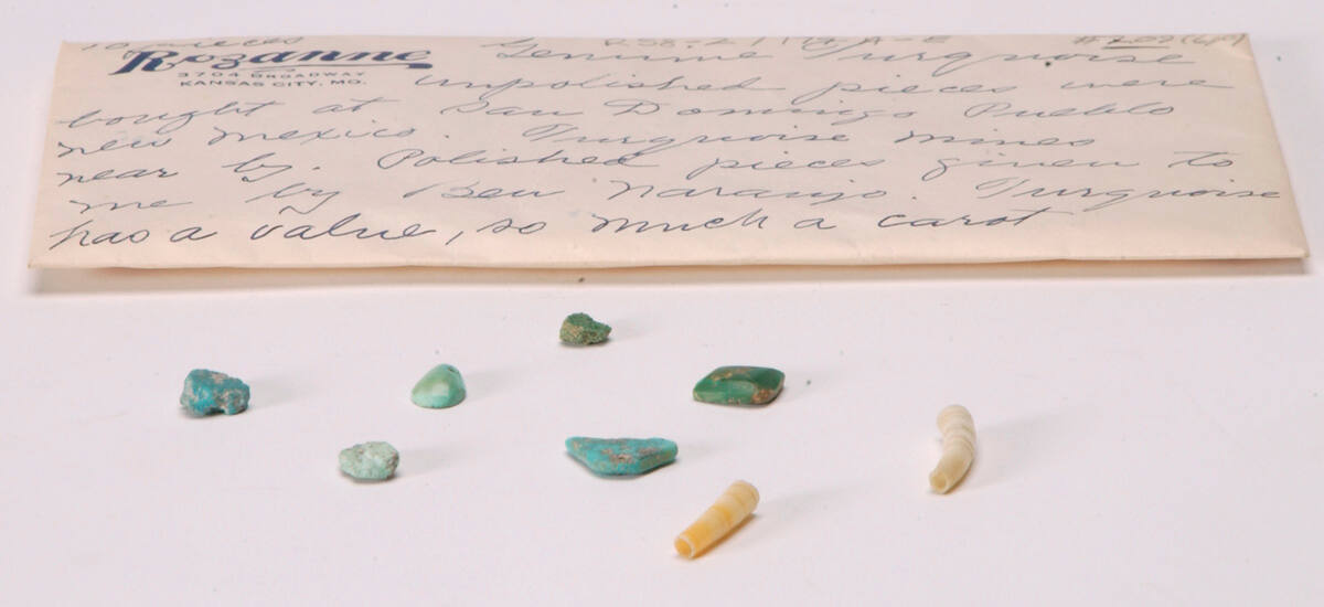 Three turquoise pieces