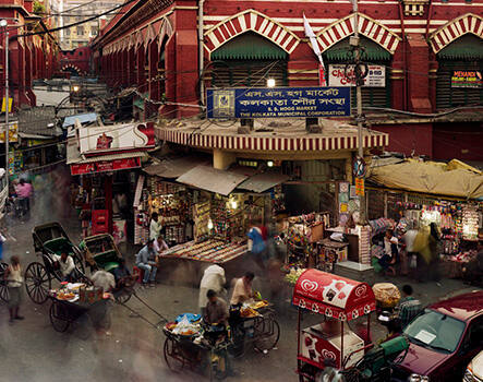 Hogg Street Entrance to New Market, Dharmatala, Kolkata