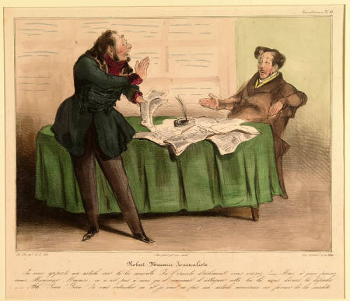 Robert Macaire, Journalist