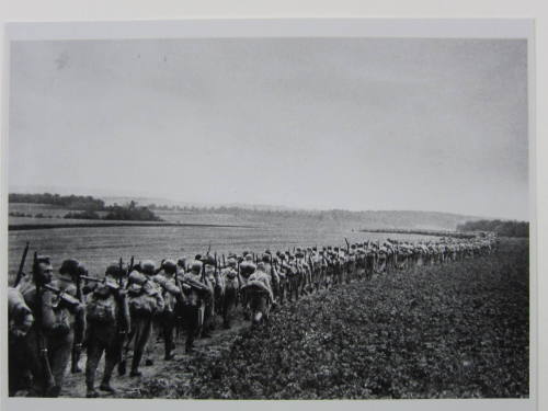 Forced March to the Front between Lonié and Mitulen, Poland
