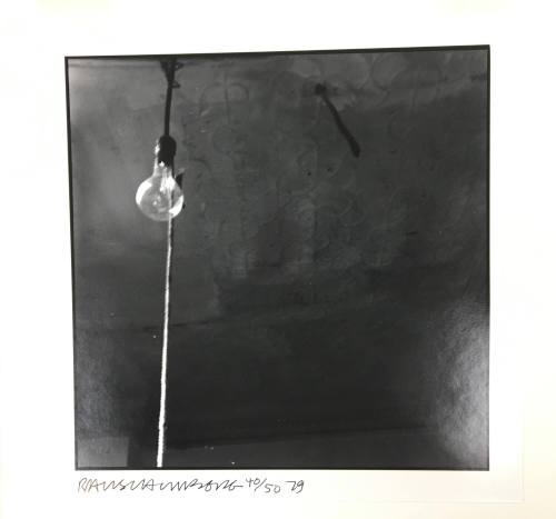 Ceiling with light bulb