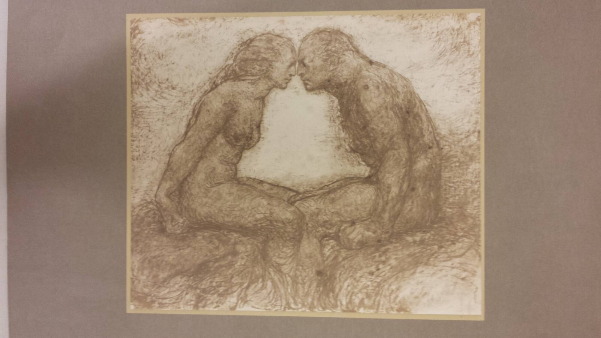 Couple seated