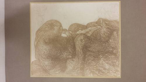 Man and reclining giant