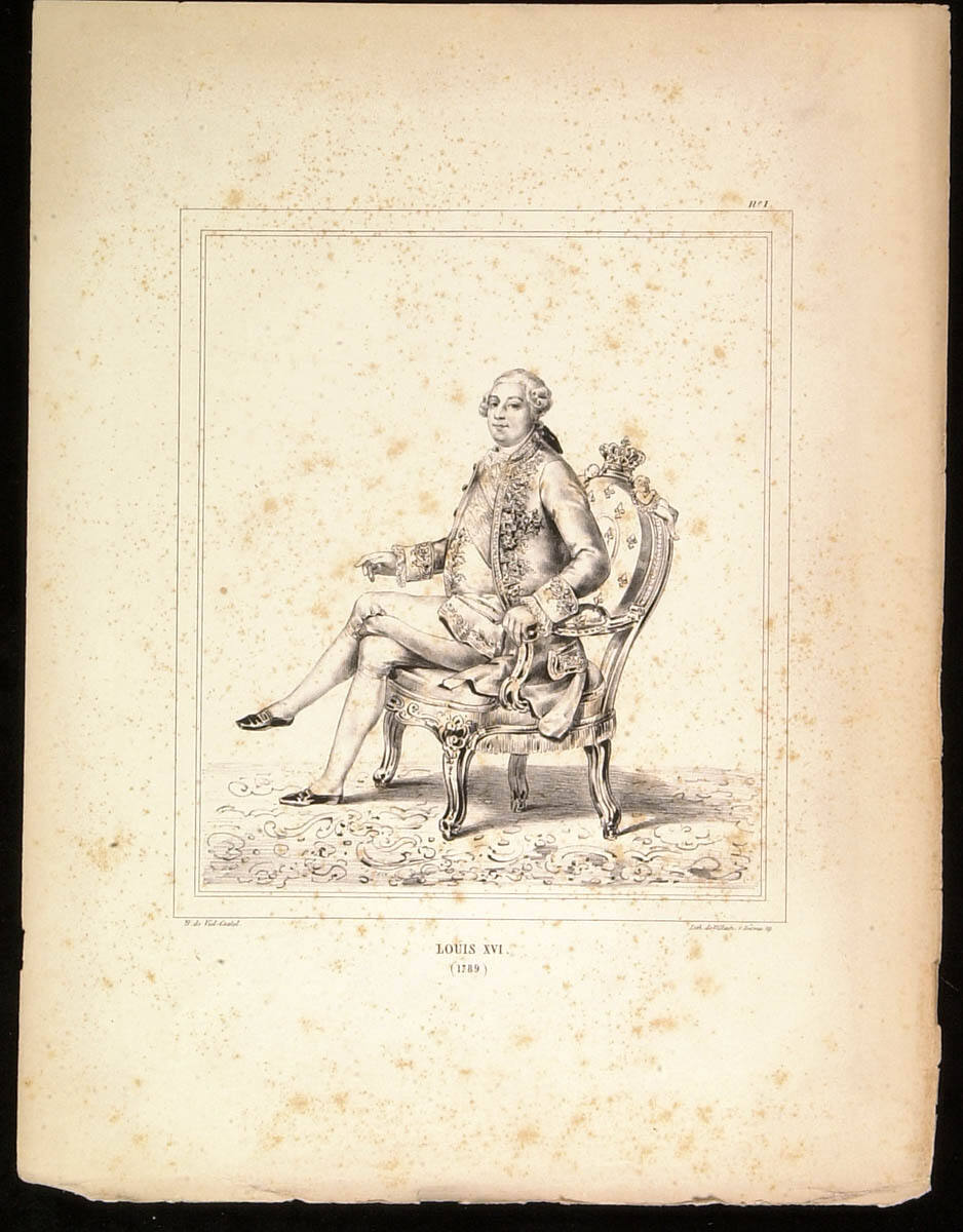Collection of Costumes, Armes, et meubles