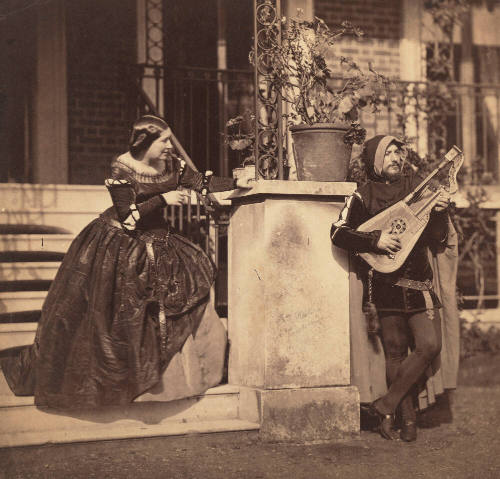 The Serenade (Mario and Grisi in 'Il Trovatore)