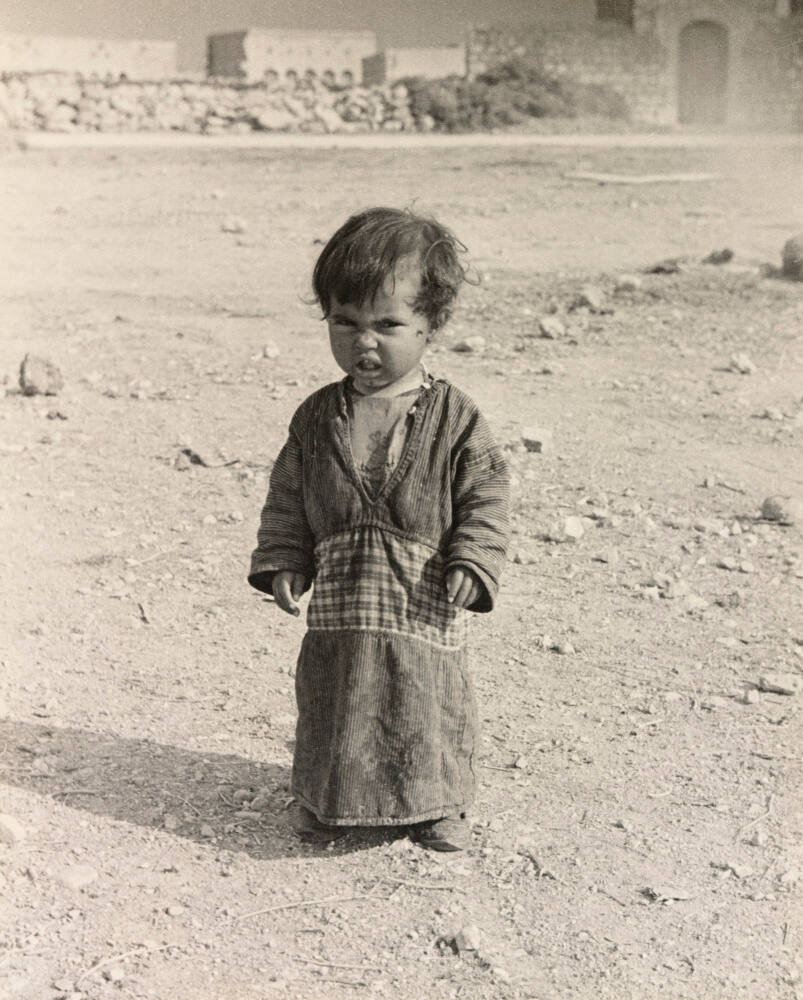 Bedouin child near the village of Nerab in Syria