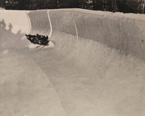 "Sunny Corner" of St. Moritz's famed Cresta Run