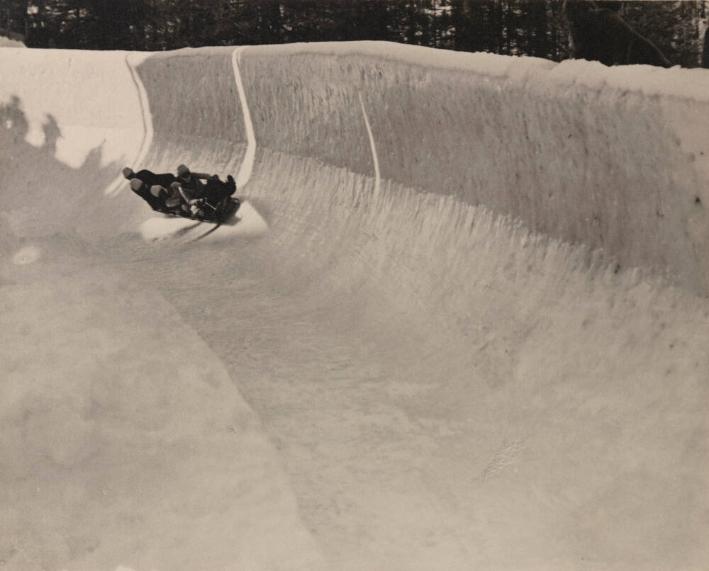 "Sunny Corner" of St. Moritz's famed Cresta Run