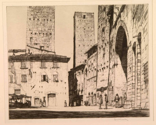 Loggia della Podesta, San Gimignano