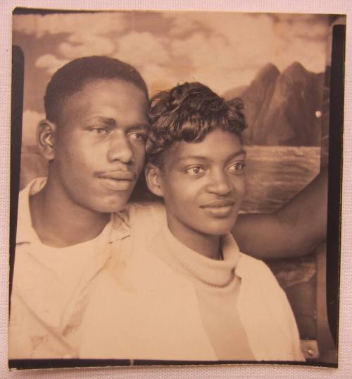 Carnival photo booth portrait