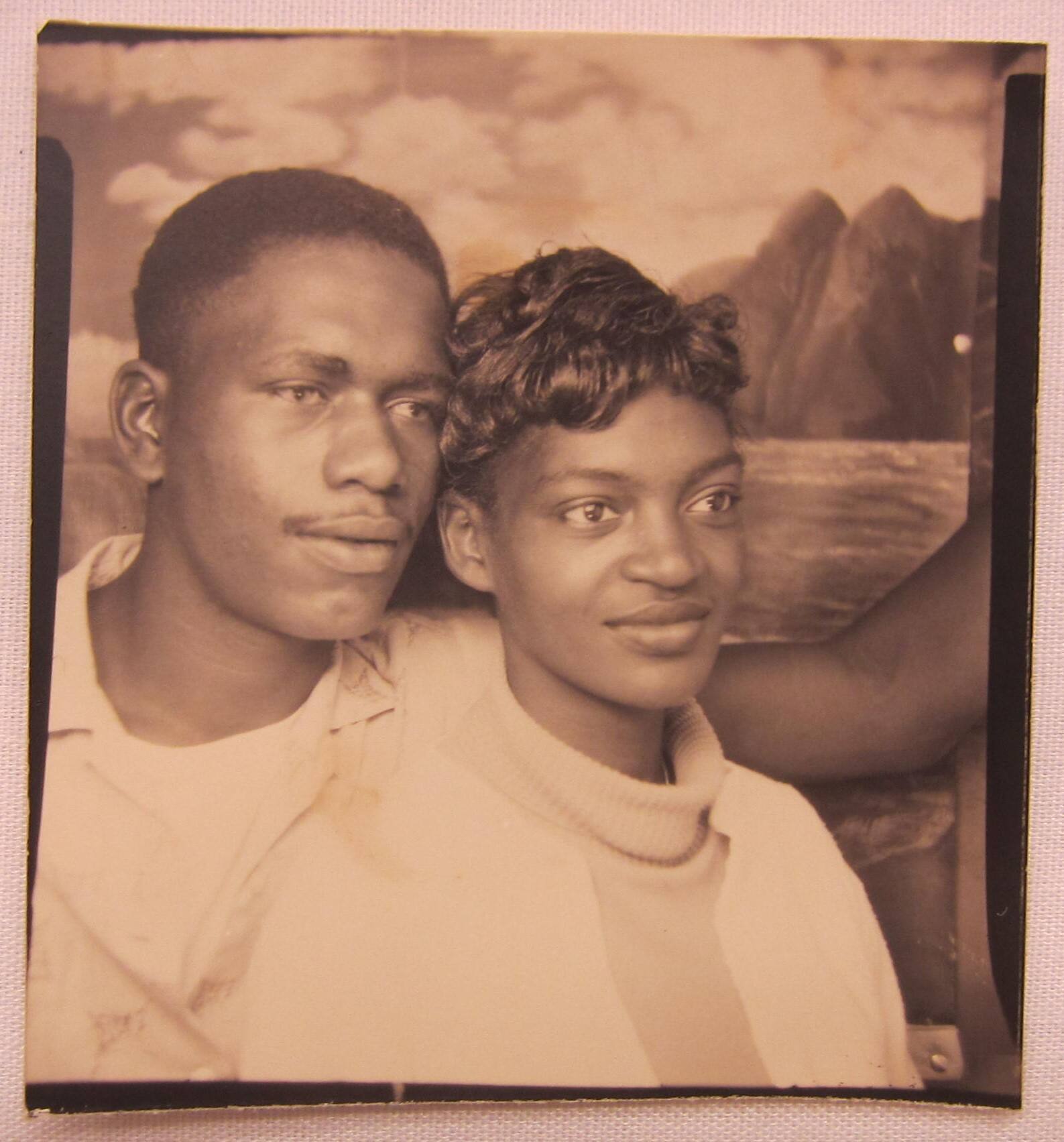 Carnival photo booth portrait