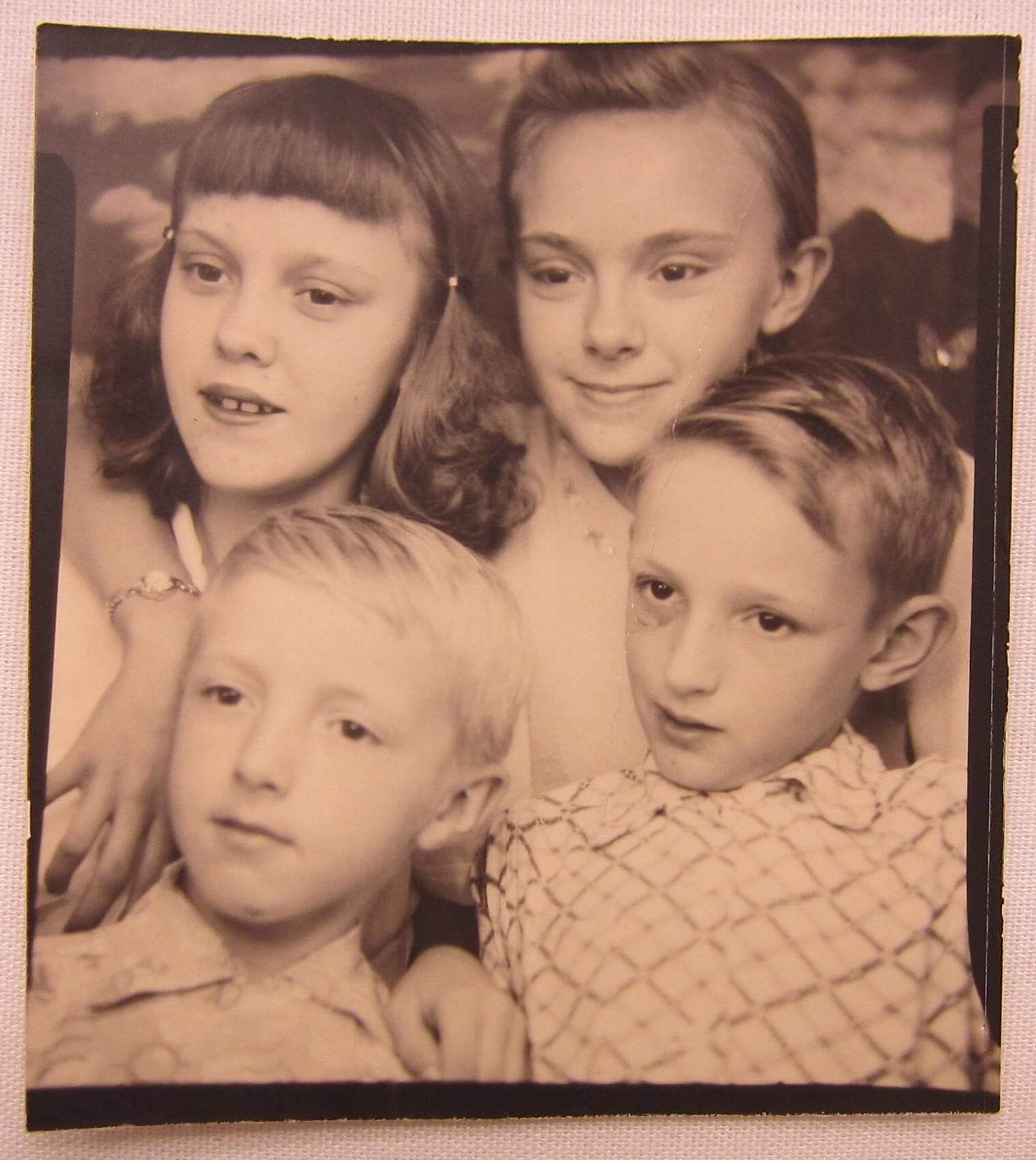 Carnival photo booth portrait