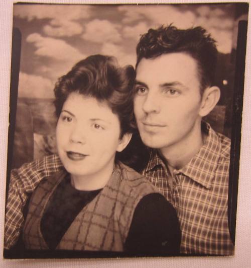 Carnival photo booth portrait
