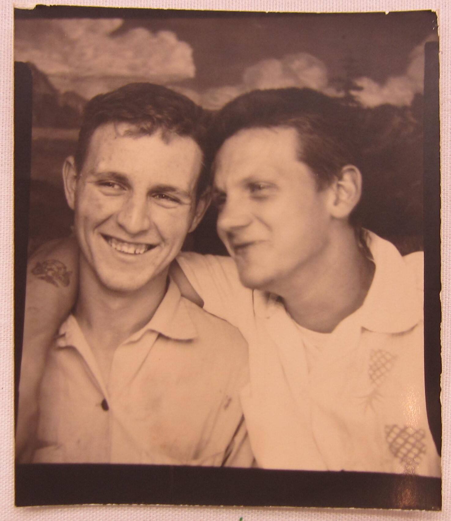Carnival photo booth portrait