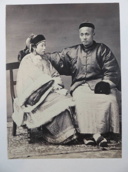 Portrait of couple, Canton, China