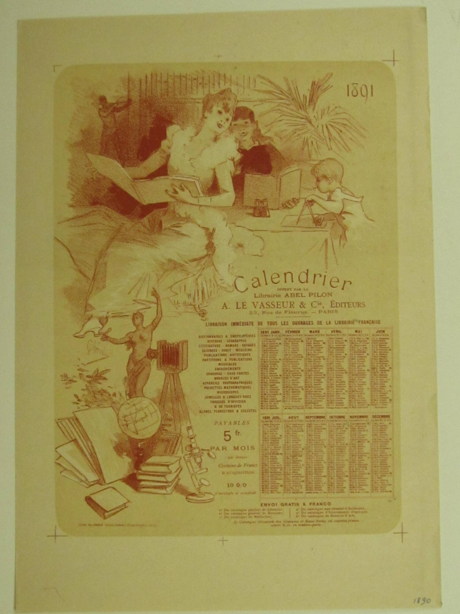 Calendar page